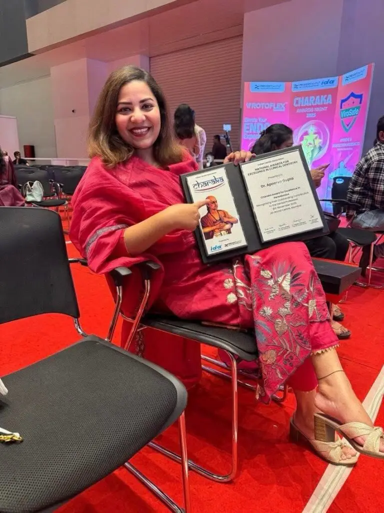 Dr Apoorva Gupta Winning National Award